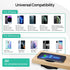 KPON Invisible Wireless Charger,30mm Under Desk Charger Mat, Furniture Table Nightstand Desktop Charging Station for iPhone 15/14/13/12/11//Samsun...