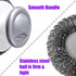 Stainless Steel Wool Scrubber with Handle, Heavy Duty Dish Scrubber, Steel Brush for Cleaning Pots, Pans, Grills, Sink (4 Pack)...