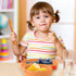 Powerful Suction Plates for Baby and Toddler,Baby Divided Plate,Thanksgiving Plates with Fork and Spoon,Duck Baby Plate Non-Slip,BPA Free,Microwav...