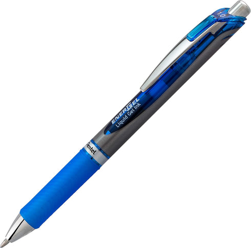 Pentel Energel RTX Retractable Liquid Gel Pen, Bold Line, Metal Tip, Assorted Ink Pack of 5 (BL80BP5M)...
