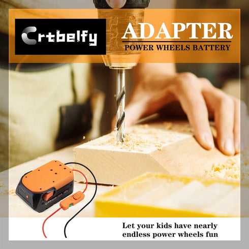 Upgraded 18V Battery Adapter for Ridgid AEG 18V Hyper Battery Adapter All-in-one Design of The Fuse and Switch Power Tool Battery Converter Kit 14...