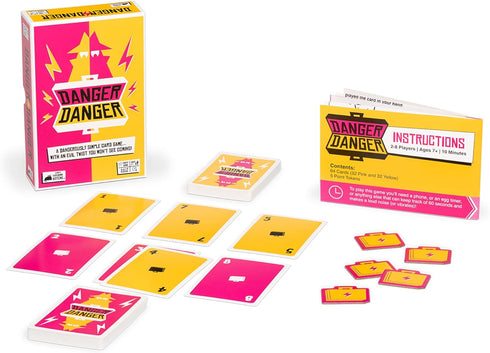 Danger Danger by Exploding Kittens: A 10 Minute Team Card Game - Outwit, Outplay, Outscore! - Ages 7+ - Family Card Game...