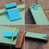 AGM Angle Wedges for Sharpening Knives 10 to 20 degrees, Blue...