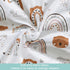 Owlowla Changing Pad Cover Soft Minky Changing Table Cover Lovely Print Waterproof Changing Pad Covers Baby Boy Girl(Rainbow&Bear)...