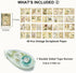 JOYCHOIC Vintage Journaling Kit for Beginners, 301 Pcs Scrapbooking Material Junk Journal Supplies, Scrapbook Paper Aesthetic Stickers Ephemera, A...