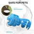 PrimePets Dog Chew Toy, Squeaky Dog Toy for Large Medium Dogs, Blue Rubber Enrichment Toy for Interactive Play, Teeth Cleaning, Milk Flavored Dent...