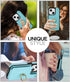 AICase Card Holder Case Compatible with iPhone 15 Plus, Wallet Phone case Protective Cover for Women with Ring Kickstand and 8 Credit Card Slots, ...