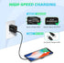 MEGACOM Magnetic Wireless Charger, 15W Fast Charging Pad, Compatible with iPhone 15/15 Plus/15 Pro Max/14, Samsung Galaxy S22/S21/S20, with USB-C ...