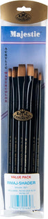 Majestic Royal & Langnickel Shader Artist Brush Set, 6-Piece...