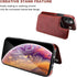 ONETOP Compatible with iPhone 12 Compatible with iPhone 12 Pro Wallet Case with Card Holder, PU Leather Kickstand Card Slots Case, Double Magnetic...