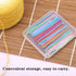 50PCS Plastic Sewing Needles, Large Eye Plastic Yarn Needles for Kids, 7cm/2.76inch Plastic Needles for Yarn and Craft Plastic Embroidery Needle f...
