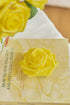 TINGE TIME Yellow Flowers Artificial Rose 25pcs Realistic Fake Roses for DIY Wedding Bouquet Baby Shower Centerpiece Floral Arrangement Party Home...