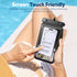 Waterproof Phone Pouch (2-Pack), BG02 IPX8 Double Storage Lanyard Waterproof Phone Case Compatible with iPhone 15 Pro Max, Samsung Galaxy S23 Ultr...