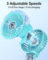 SWEETFULL Portable Misting Fan - 180° Foldable Handheld Personal Fan with Mist Spray, 3 Speeds, 30ml Water Tank, USB Rechargeable - Ideal for Trav...