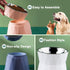 Elevated Cat Bowls, Raised Cat Bowls for Food and Water, Cat Food Bowls Beneficial for Digestion, Resonable Height for Cat, Whisker-Relief, Easy t...