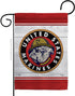 Breeze Decor Marine Bulldog Garden Flag Armed Forces Corps USMC Semper Fi United State American Military Veteran Retire Official House Decoration ...