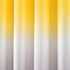 Lush Decor Umbre Fiesta Shower Curtain, 72" x 72", Yellow and Gray...