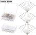 Dicunoy 296 PCS Flower Bouquet Pins, 3D Gold Butterfly Wall Decor for Wedding, 2 Inch Bouquet Corsage Diamond Head Pins for DIY Craft, Flower Arra...