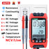 Digital Multimeter, 9999 Counts TRMS Auto-Ranging Voltmeter, Accurately Measures AC/DC Amp Ohm Voltage Meter Capacitance Frequency Diode with Back...