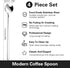 Long Ice Tea Spoons, 6.7 Inch Stirring Spoons Long Handle Ice Spoon Silver Coffee Cocktail Spoon for Stirring Ice Cream Tea Coffee Milkshake Cold ...