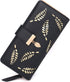 Women's Long short Leather Money Clip Card Case Holder Purse Zipper Buckle Elegant Clutch Wallet?pair? (Black)...