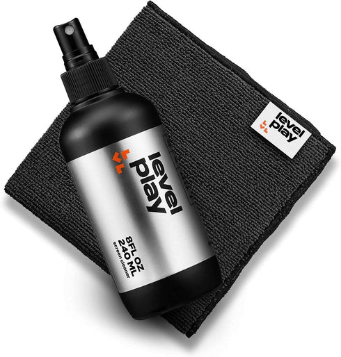 Screen Cleaner Kit from LEVELPLAY | Cleaner for Electronic Devices, Smart TV, Laptop, Computer, Phone, iPad, MacBook | Large Bottle, 8oz Alcohol-F...