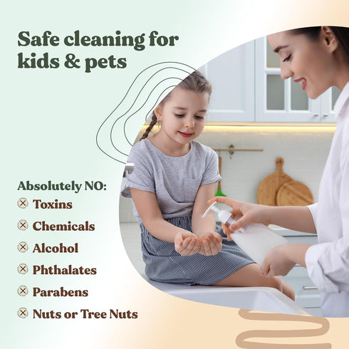 FEBU All Purpose Cleaner, Fresh Lemon, 4oz | Powerful Natural Cleaner Concentrate With Essential Oils | Makes 192 Fl Oz of Multipurpose Cleaner | ...