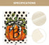 AVOIN colorlife Fall Monogram Letter B Garden Flag Polka Dot Pumpkin 12x18 Inch Double Sided Outside, Small Burlap Family Last Name Initial Yard D...