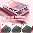 Hekodonk for Galaxy S24 Ultra Case,Compatible with MagSafe,Built-in Screen Protector & 2X Camera Lens Protector,Full Body Shockproof Protective Ph...