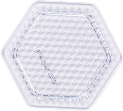 Perler Beads Basic Shapes Clear Pegboard Set, Small, Clear, 5 pcs...