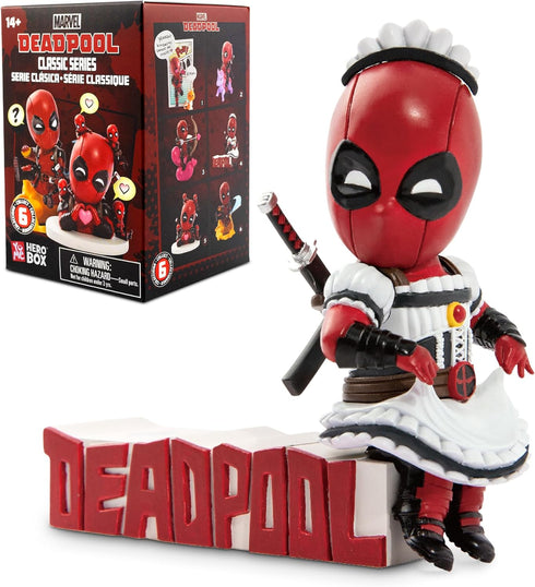 YuMe Deadpool Classic Series Hero Box - Blind Box, 2" to 4" Collectible Toy Figurines, Marvel Superhero Movie Inspired Toy Figure Set, Fun Gifts f...