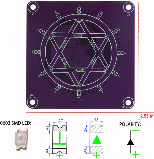 Learn SMT LED Blink KIt DIY Electronic Breathing Lights Hue Soldering Kits | DIY Electronics Projects Practice for Adults & teens STEM Classes & E...