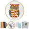 Embroiderymaterial Hand Embroidery Tutorial DIY Kit OWL Bird Design Full Kit, All Materials Included....