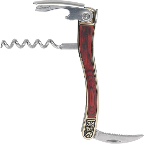 Trudeau Laguiole Red Stablewood Waiter's Corkscrew...