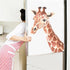 ROFARSO Lifelike Lovely Cute Giraffe Animal Vinyl Wall Stickers Removable Wall Decals Art Decorations Decor for Nursery Baby Bedroom Playroom Livi...