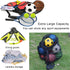 Heavy Duty Mesh Ball Bag, Drawstring Sport Equipment Storage Bag for Basketball, Soccer, Sports Beach and Swimming Gears with Adjustable Shoulder ...