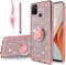 B-wishy for OnePlus Nord N100 Phone Case with Stylus Pen, Luxury Glitter Sparkles Cute Silicone TPU Case for Women Girls with Kickstand, Bling Rhi...