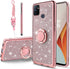 B-wishy for OnePlus Nord N100 Phone Case with Stylus Pen, Luxury Glitter Sparkles Cute Silicone TPU Case for Women Girls with Kickstand, Bling Rhi...