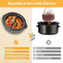 6 Quart Silicone Slow Cooker Divider Liners Oval. Thickened, Weighted & Sturdy Reusable Crockpot Inserts Compatible With Most 6 Qt Crock Pot Slow ...