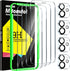 Milomdoi 4 Pack Screen Protector for Apple iPhone 11 with 4 Pack Tempered Glass Camera Lens Protector, Ultra 9H Accessories, Case Friendly, Mounti...