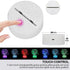 Helmet Shape Optical Illusion Smart 7 Colors Night Light Table Lamp Gifts for Saint, Men, Women, Kids, Boys, Teens...