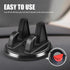 Pack-1 Car Dashboard Cell Phone Holder, 360 Degree Rotating Navigation Bracket, Phone Fixing Device, Automobile Interior Products, Universal for M...