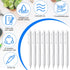 24 Pieces Retractable Gel Pens 0.5 mm Fine Point Ballpoint Rollerball Pens Refillable Long Lasting Smooth Black Ink Fine Point Pen with Comfortabl...