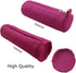Enyuwlcm Heavy Canvas Stationery Stylish Simple Pencil Bag and Durable Compact Zipper Pencil Case Pouch 1 Pack Pink...