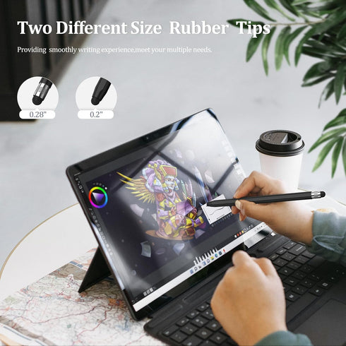 Stylus Pens for Touch Screens, 2-in-1 Magnetic Stylus Pen High Precision & Sensitivity Capacitive Stylus for iPad iPhone Samsung Galaxy Kindle Tab...