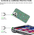 Christmas Lights Case Compatible with iPhone 13 Pro, Cute Green Christmas Holiday Case for iPhone 13 Pro, Cute TPU Bumper Protective Phone Case Co...