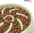 Raised Pet Slow Feeding Bowl - Sunflower Design Mess-free Pet Feeding Station - Treat Puzzle Pet Activity Feeding Bowl- Health Digestion Support F...