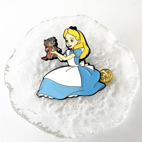 TV Movies Alice Wonderland Cheshire Cat Pins, Cosplay Environmental Zinc Alloy Metal Breastpin, Gifts for Women and Men (2)...
