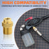 OPHIR 7 Pieces Airbrush Adapter, Professional Airbrush Hose Adapter 1/4 to 1/8, Airbrush Fittings Airbrush Connector for Air Brush Hose, Airbrush ...