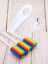 3PCS Cleaning Bottle Sponge Brush with Long Handle Scouring Pad Scrub Brushes for Kitchen Clean Glasses Mugs Cups (Color Random)...